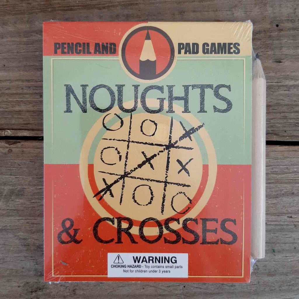 Stocking filler Pencil & Pad Games - Noughts & Crosses