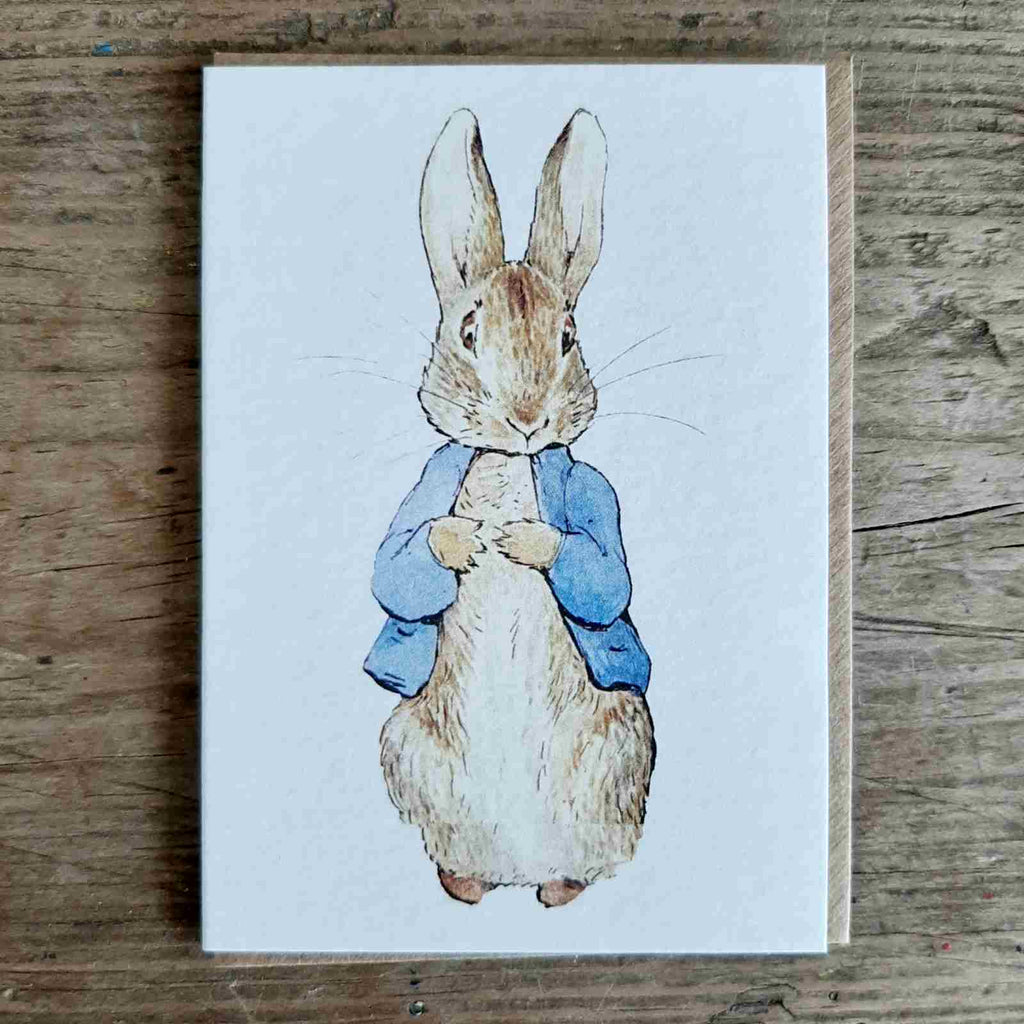 Miniature vintage cards by Beatrix Potter - Peter rabbit