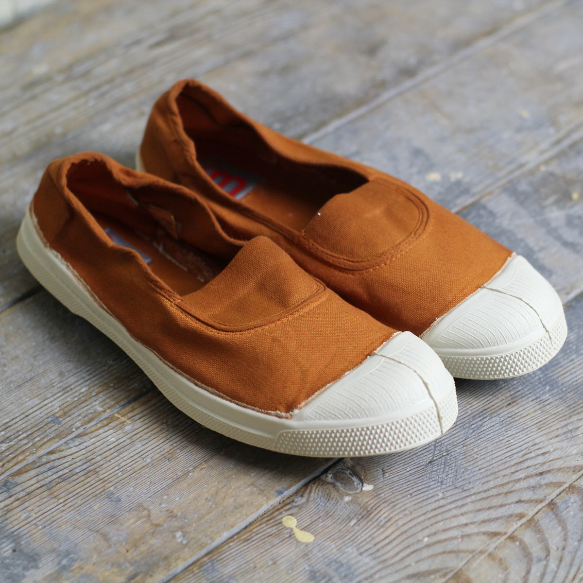 Bensimon Women's Plimsoll, Caramel – Closet Botts