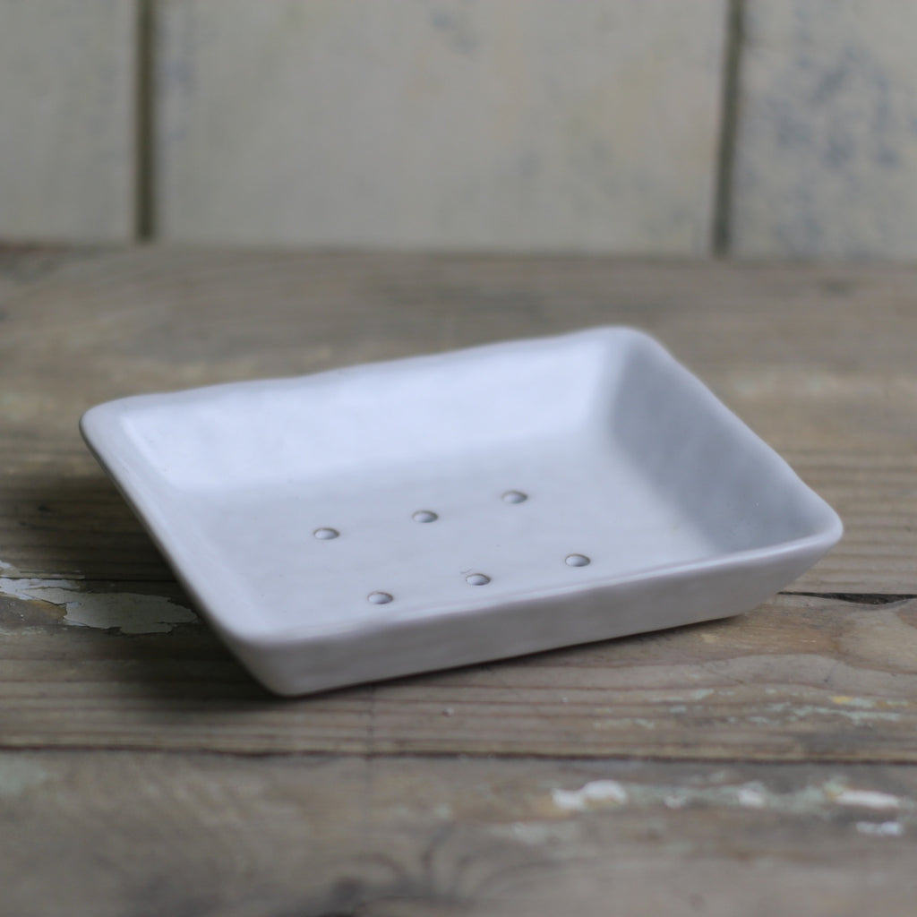 Small Stoneware Soap dish - Homeware Store
