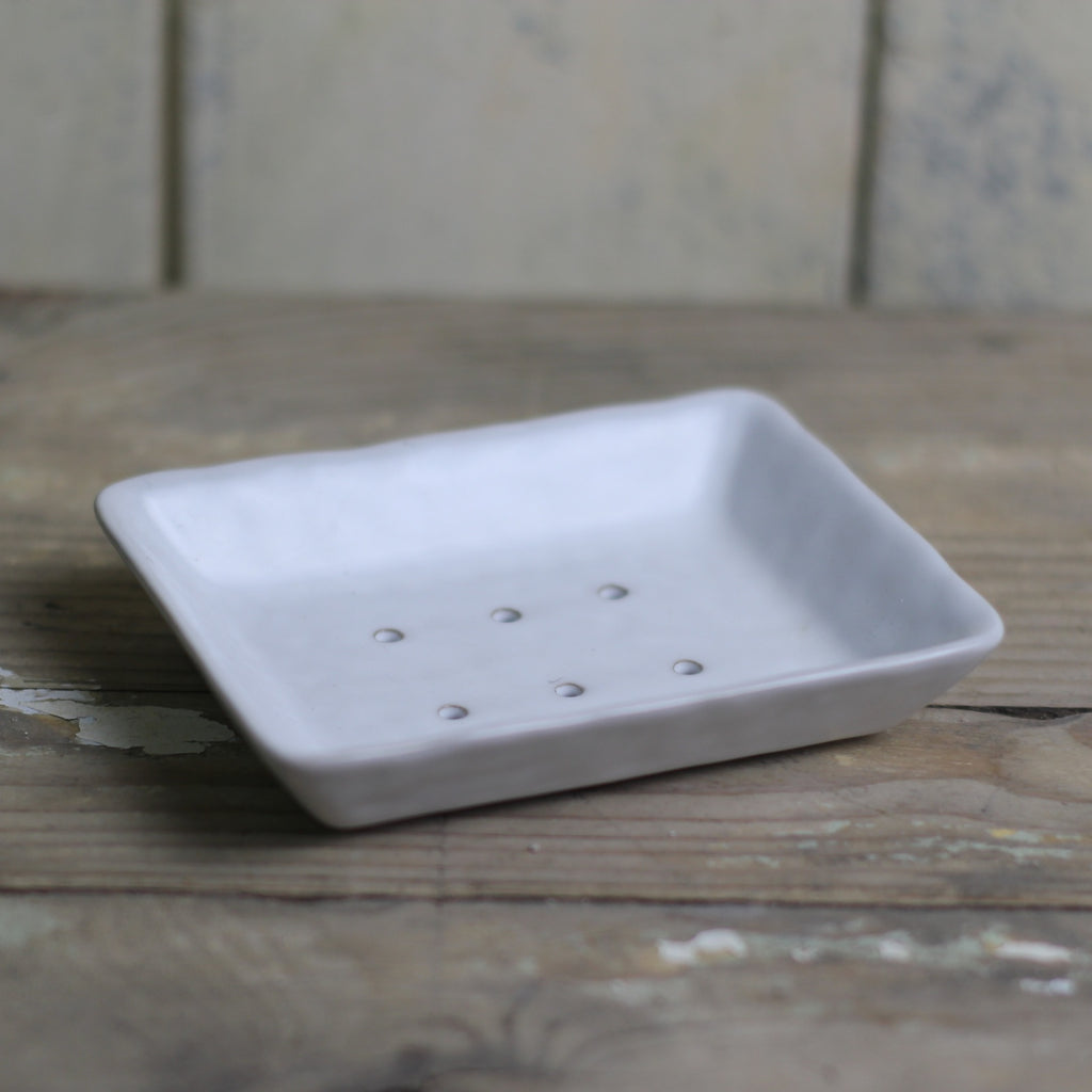 Small Stoneware Soap dish - Homeware Store