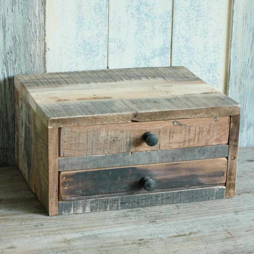 vintage reclaimed wooden drawers