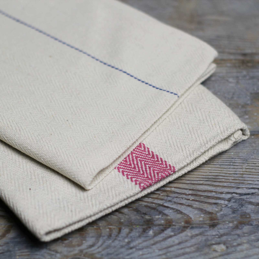Utility Tea Towel - Blue stripe oven cloth