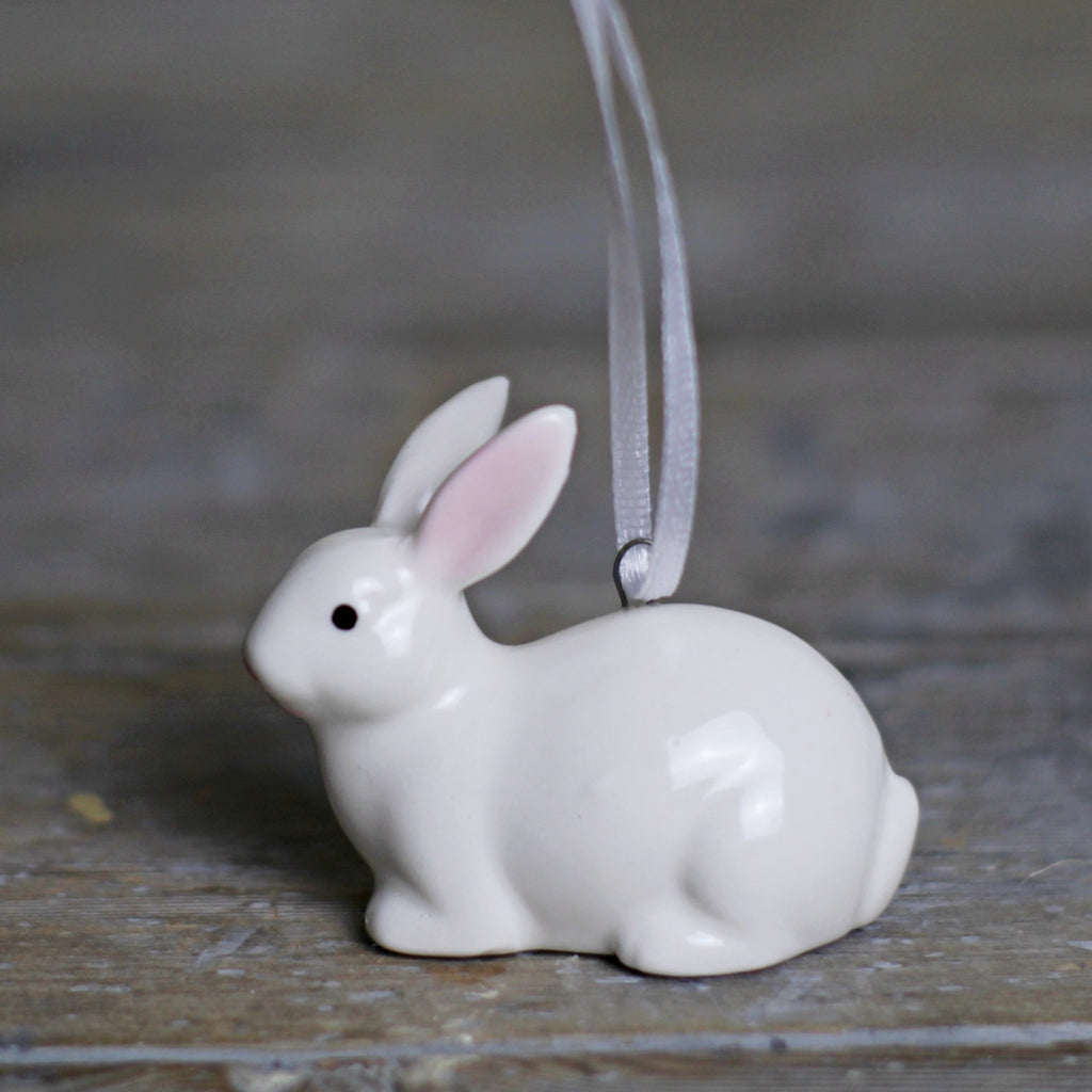 White Bunny Easter Decoration - Homeware Store