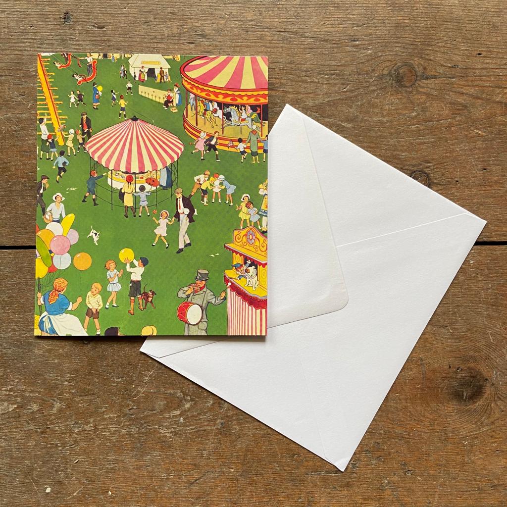 Children at the Country fair - Greeting card - Homeware Store