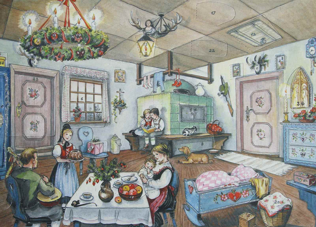 Traditional Advent Calendar - Festive Home