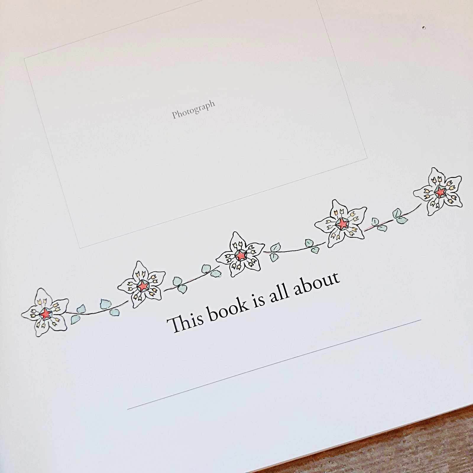Newborn baby book, lovely gift for a newborn