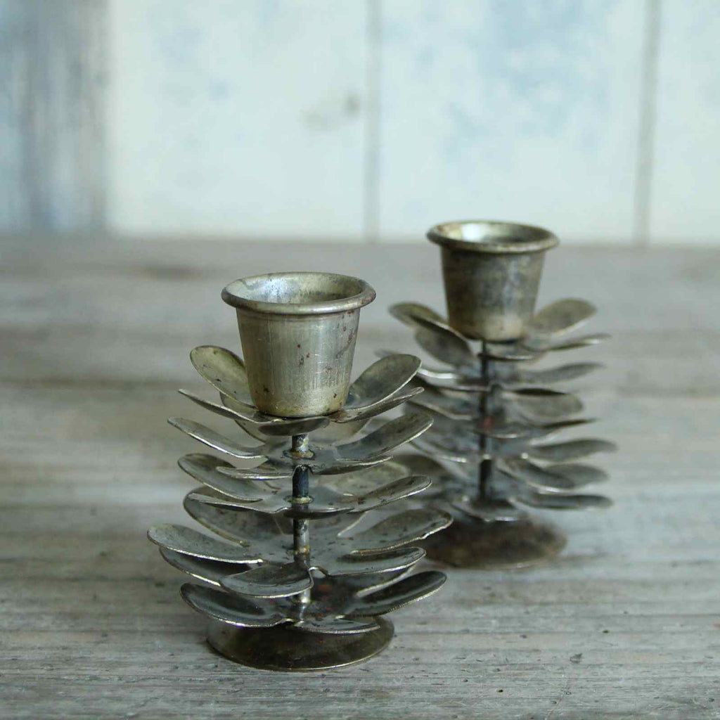 Pine Cone Dinner Candle Holder