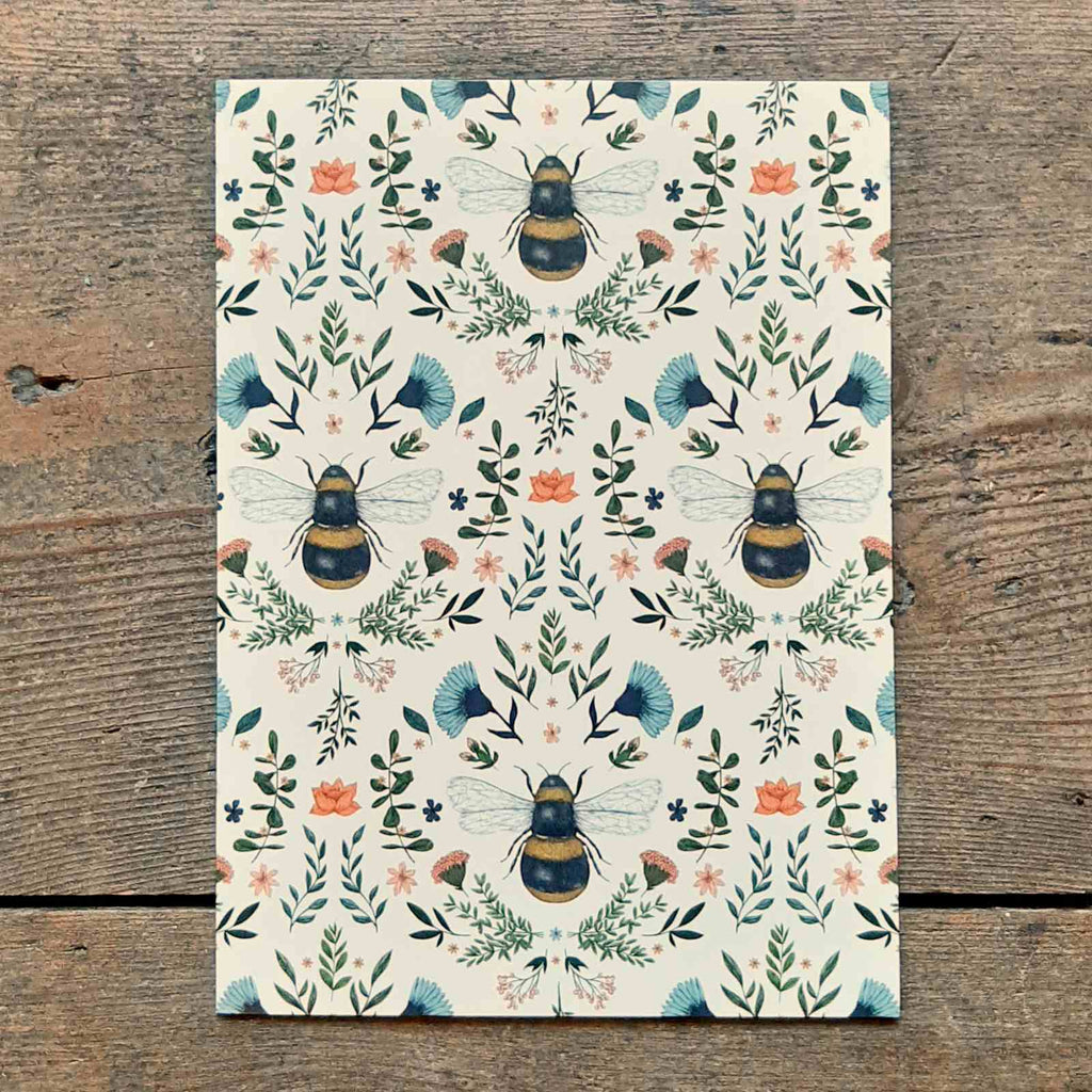 Bumblebees Greeting Card