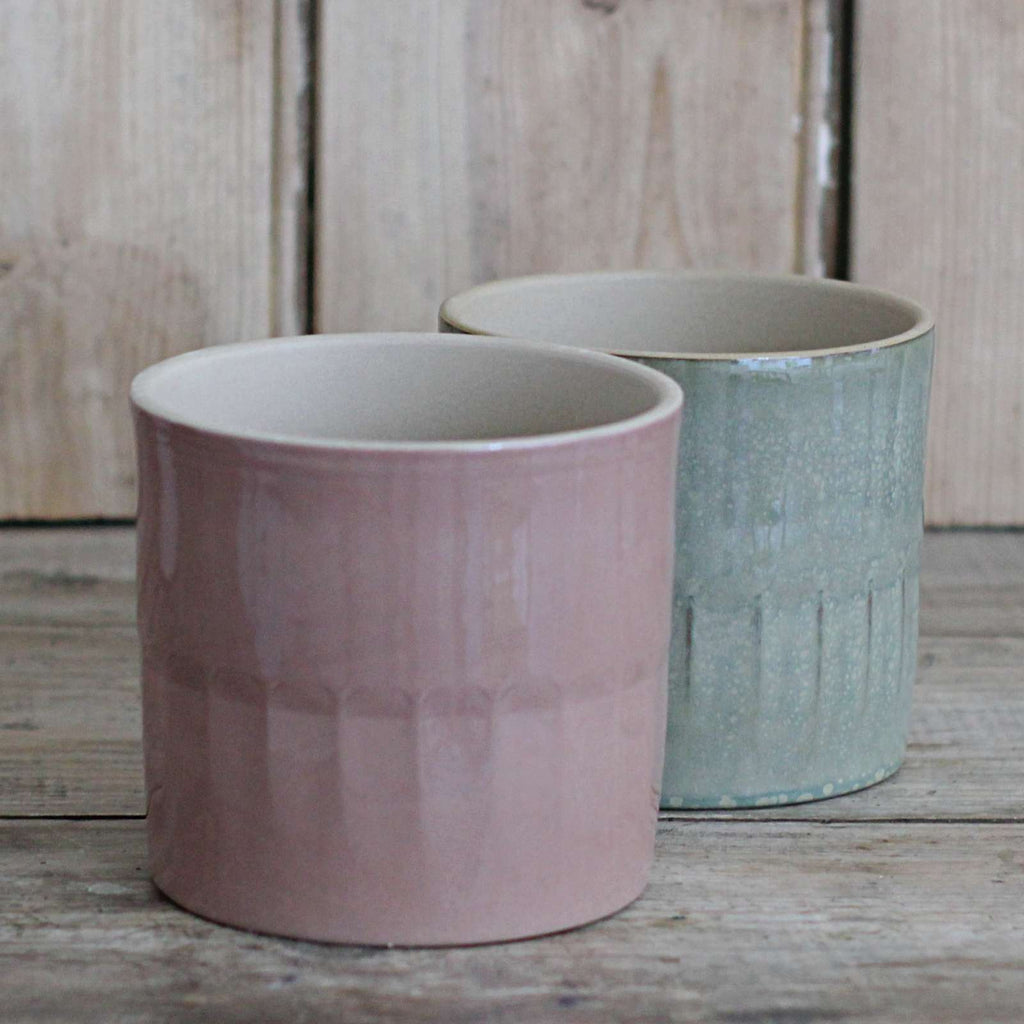 ceramic pots for indoor plants pair