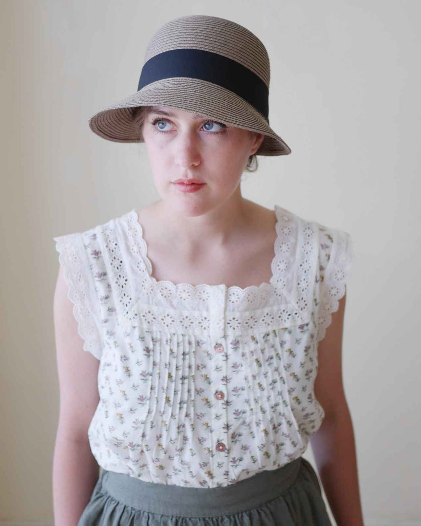Ladies Clementine Blouse - Cross Stitch Rose