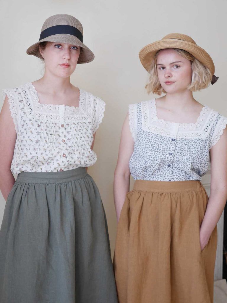 Sun Hat - Camel with Dusky Bow