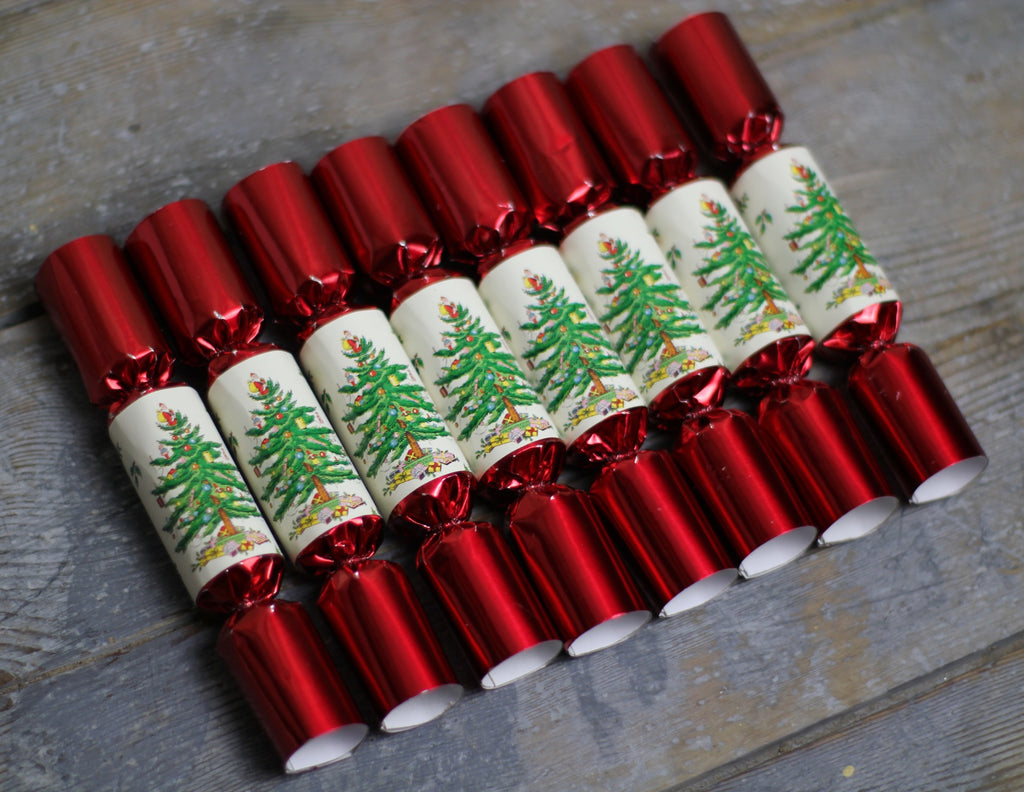 Vintage Christmas decoration set of mini crackers