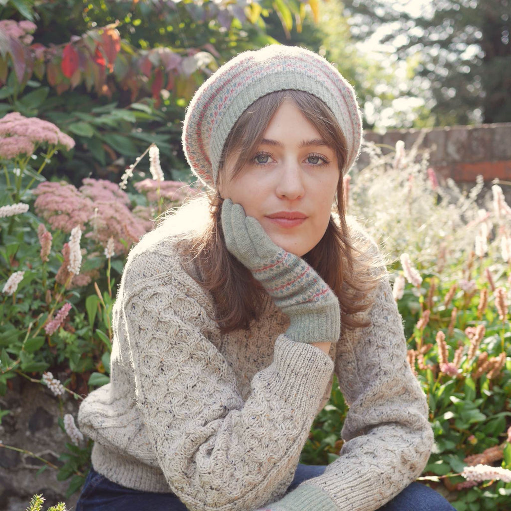 Unisex Aran Jumper - Oatmeal