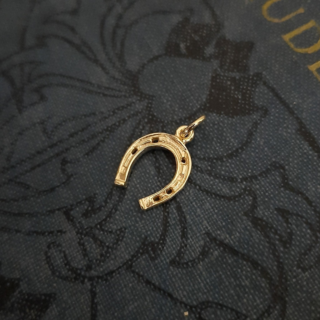 Horse shoe Gold Plated Pendant | Gifts for Her | Closet & Botts