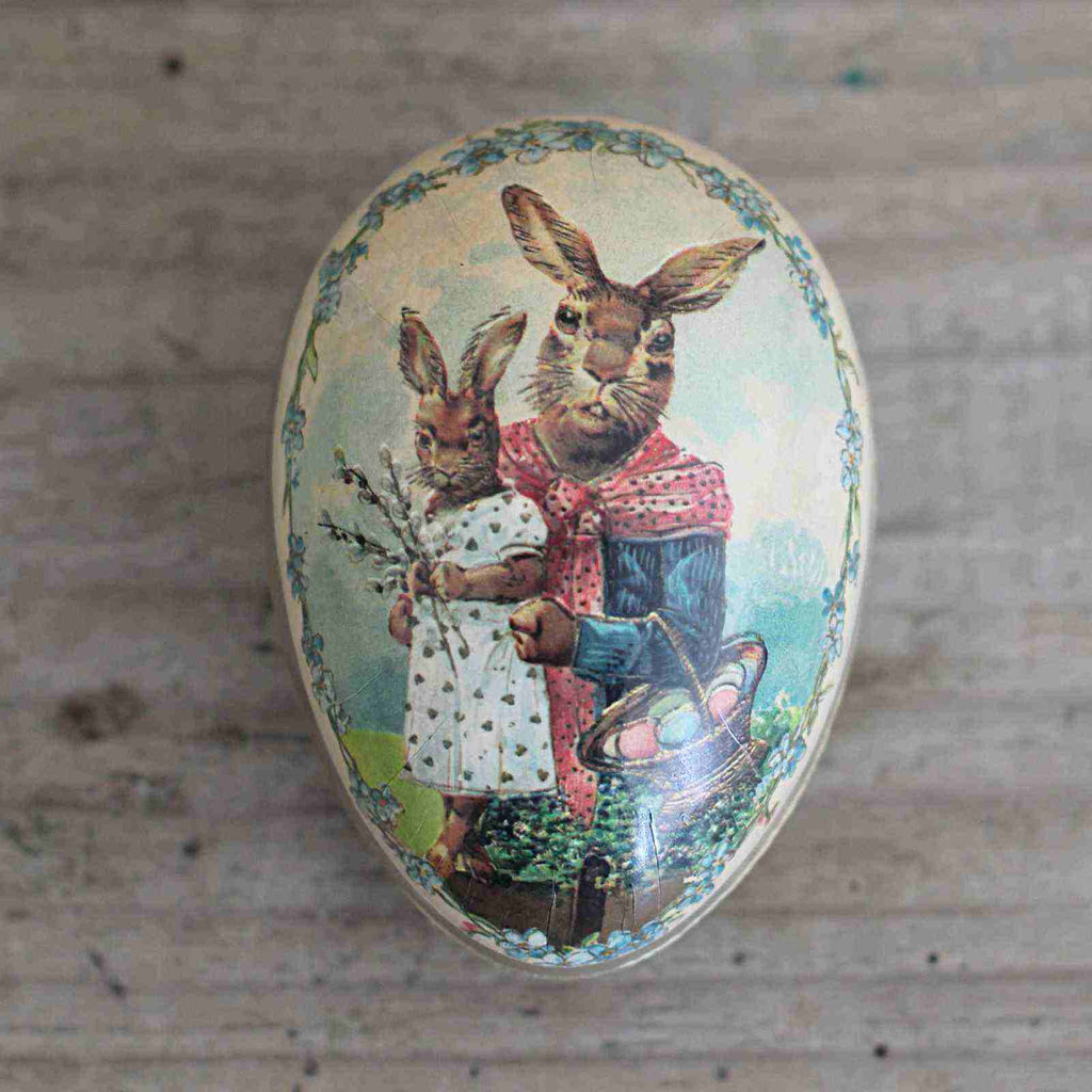 Vintage Fillable Easter Egg - Small