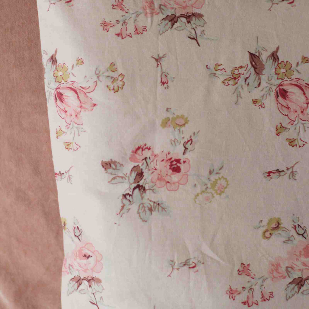 Floral Cushion - Antique Rose