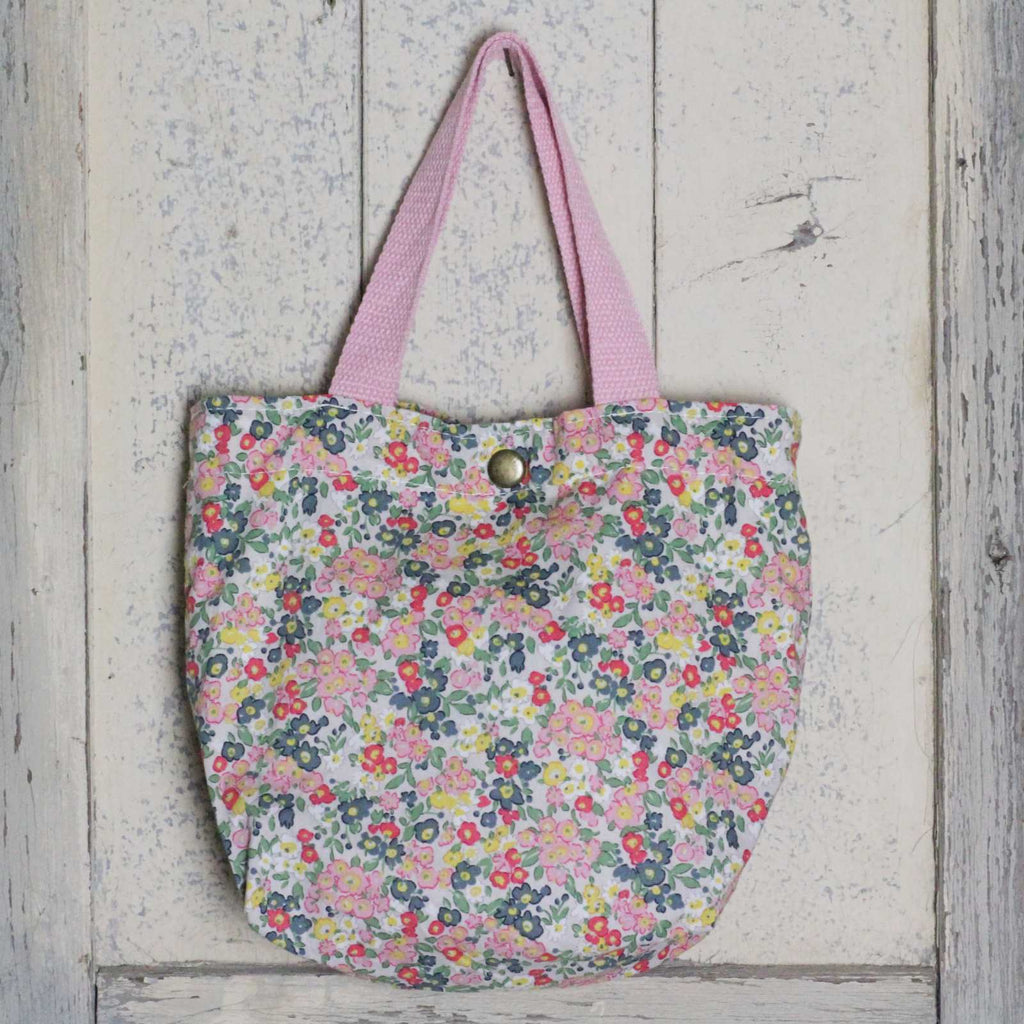 Floral Mini Tote Bag - Pink
