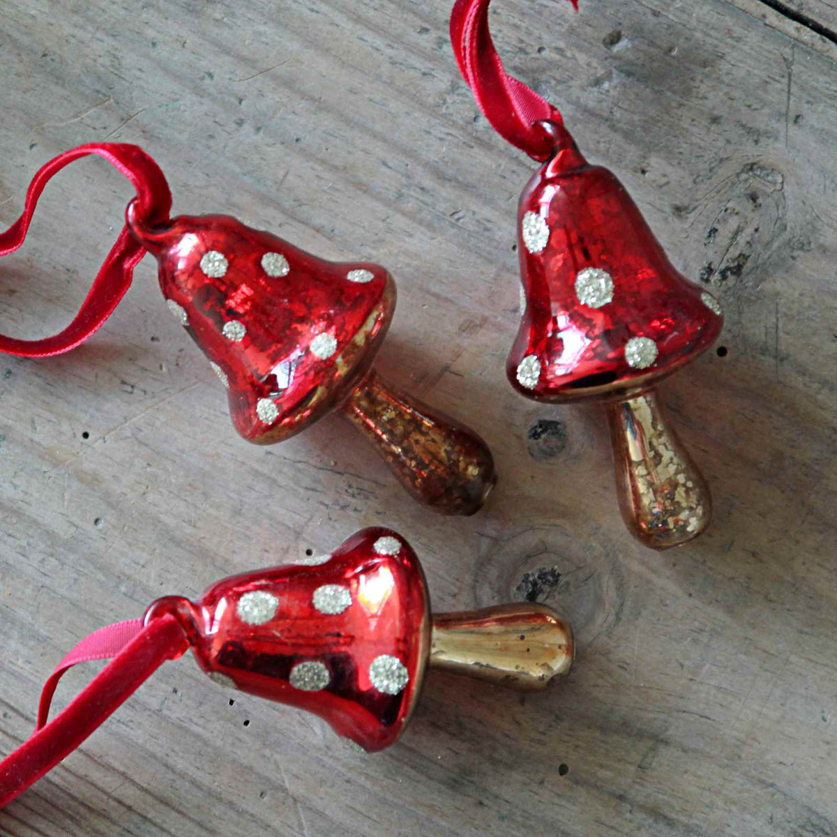 Glitter Toadstool Decoration – Closet & Botts
