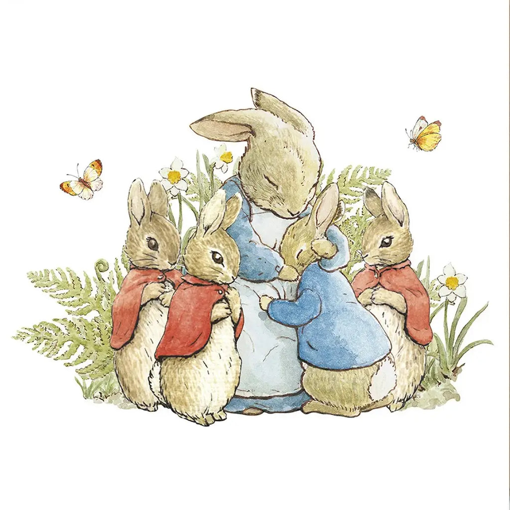 Beatrix Potter Card - Hugging Mother