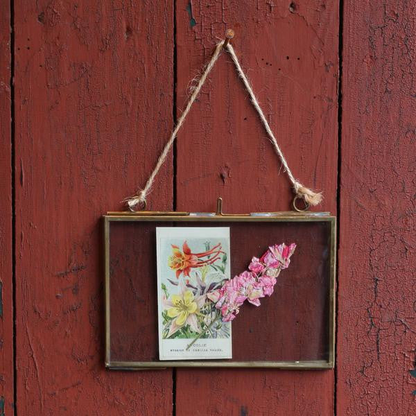 Small Photo Frame Brass, 4 x 6, Landscape - Homeware Store