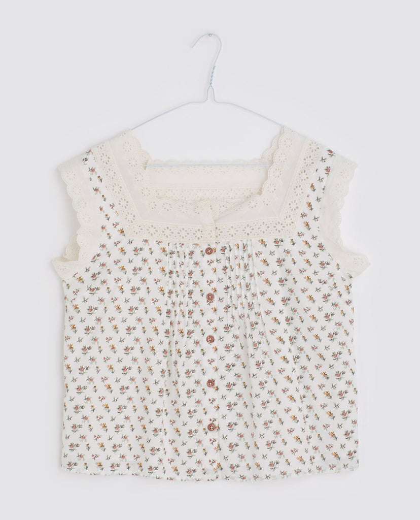 Ladies Clementine Blouse - Cross Stitch Rose