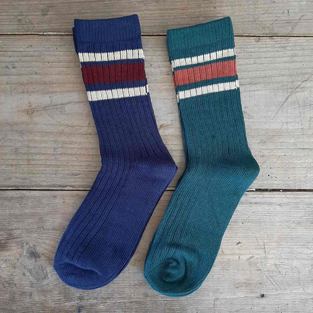 Men's classic ribbed cotton socks - a perfect stocking filler for him