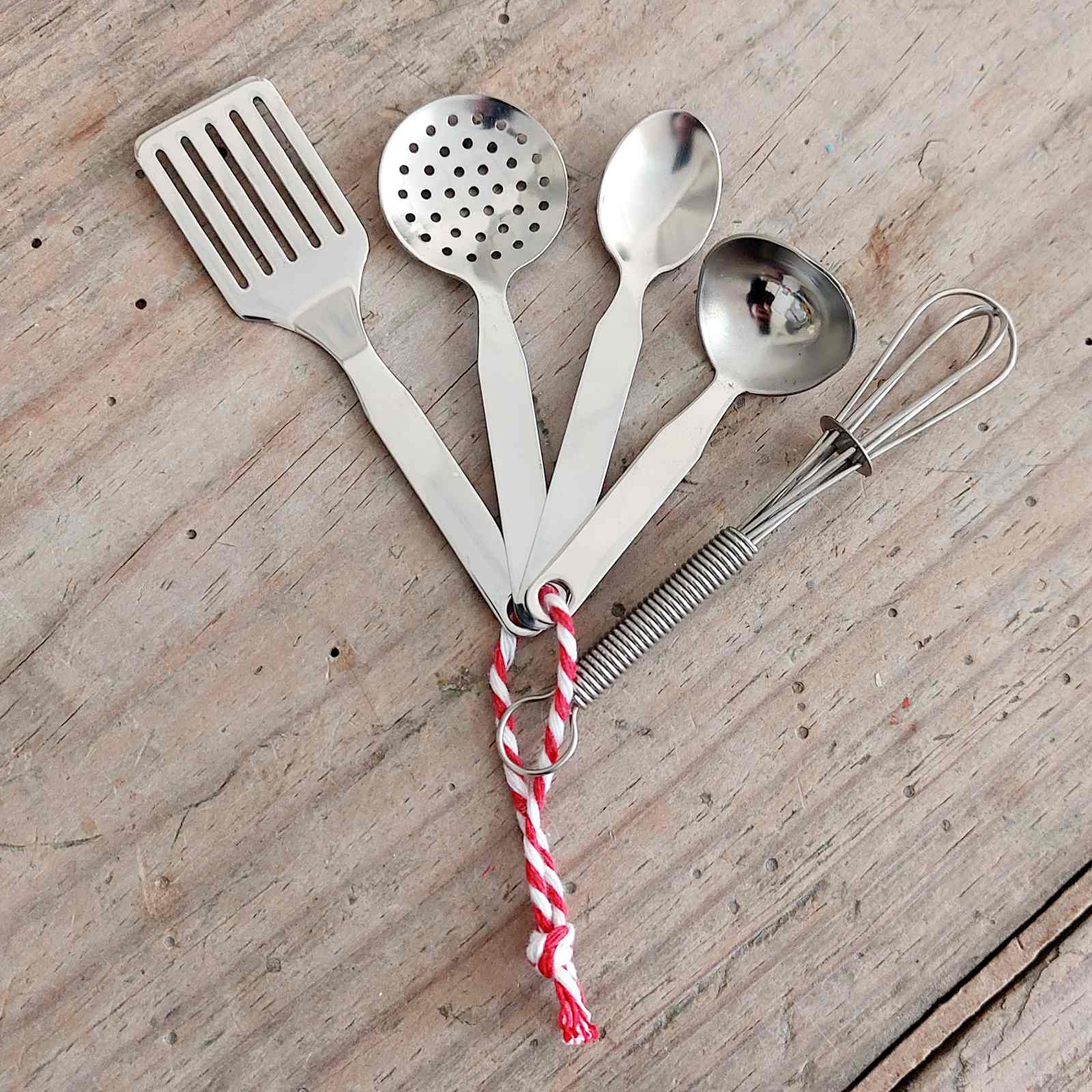 Miniature Metal Kitchen Utensils, toys for Children