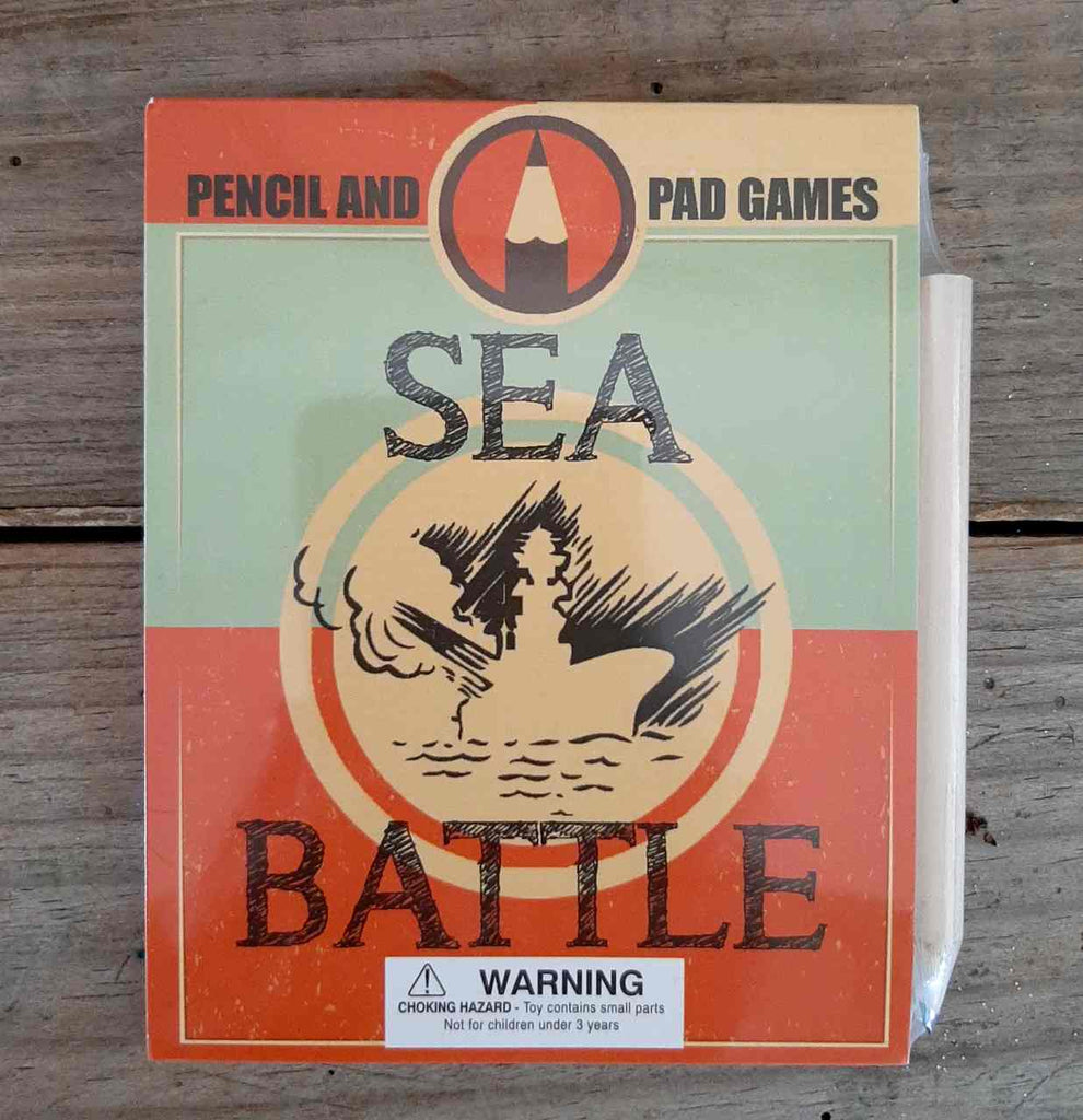Stocking filler Pencil & Pad Games - Sea Battle