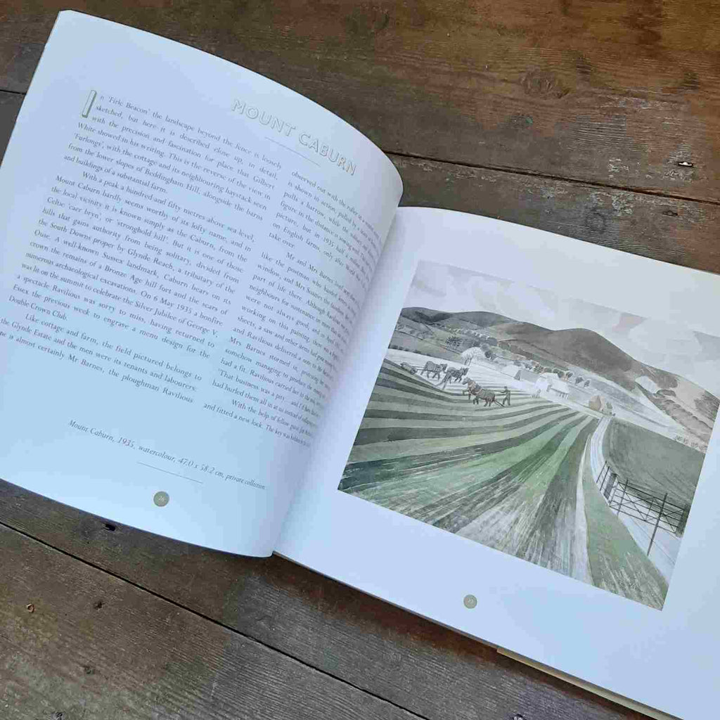 Ravilious In Pictures Book - Mount Caburn detail