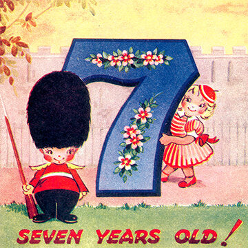 Seventh Birthday - Birthday Card - Homeware Store