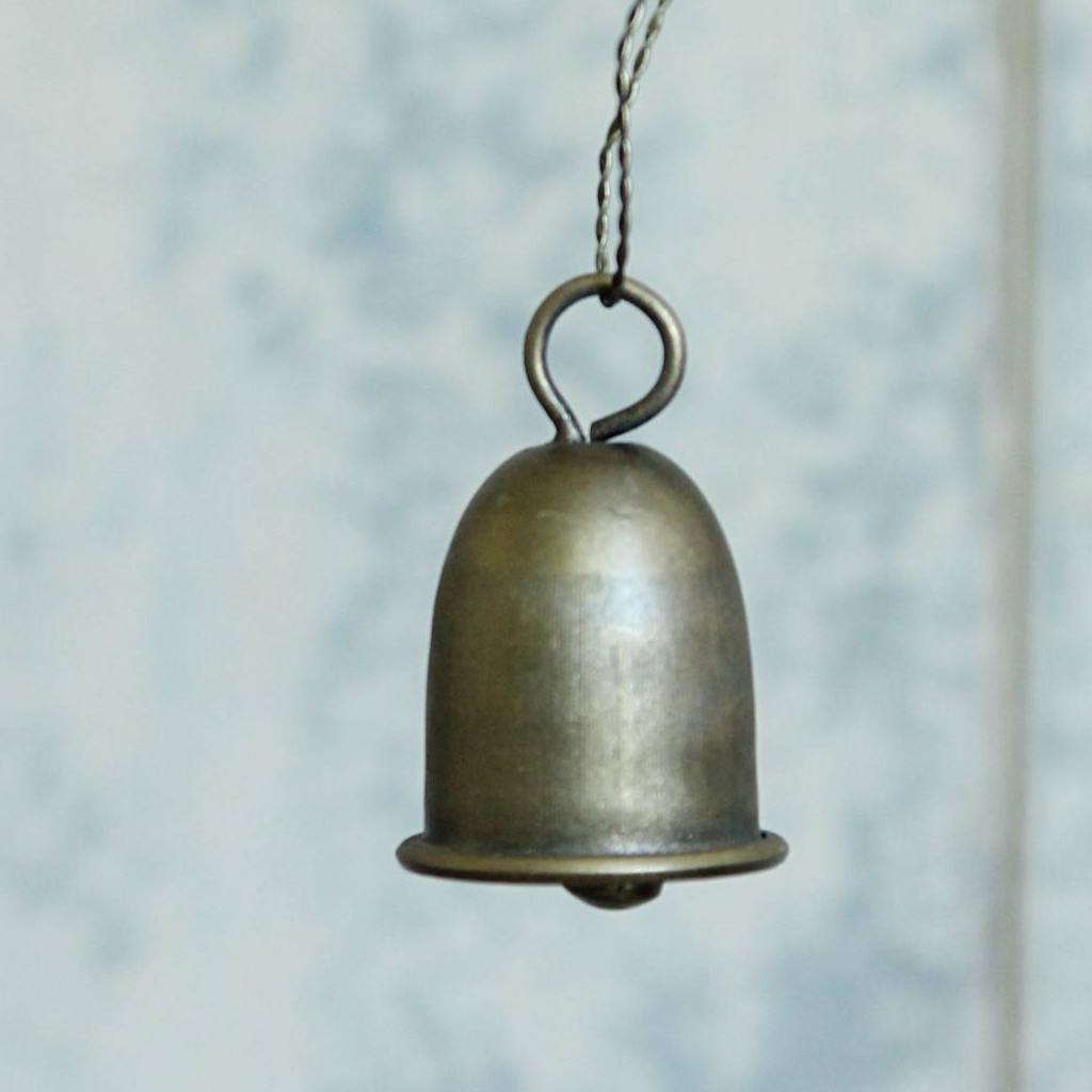 Antique gold bell decoration