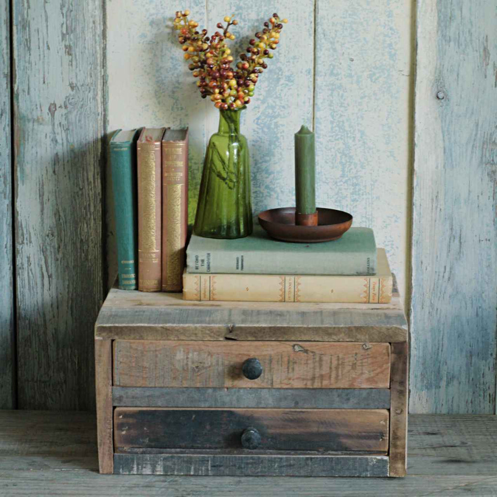 Vintage interior styling, reclaimed wood