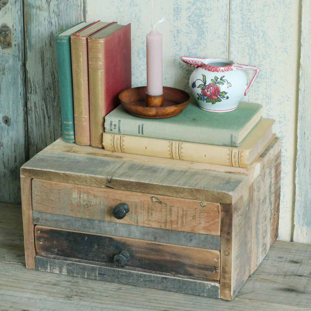 Vintage set of drawers, interior vintage style