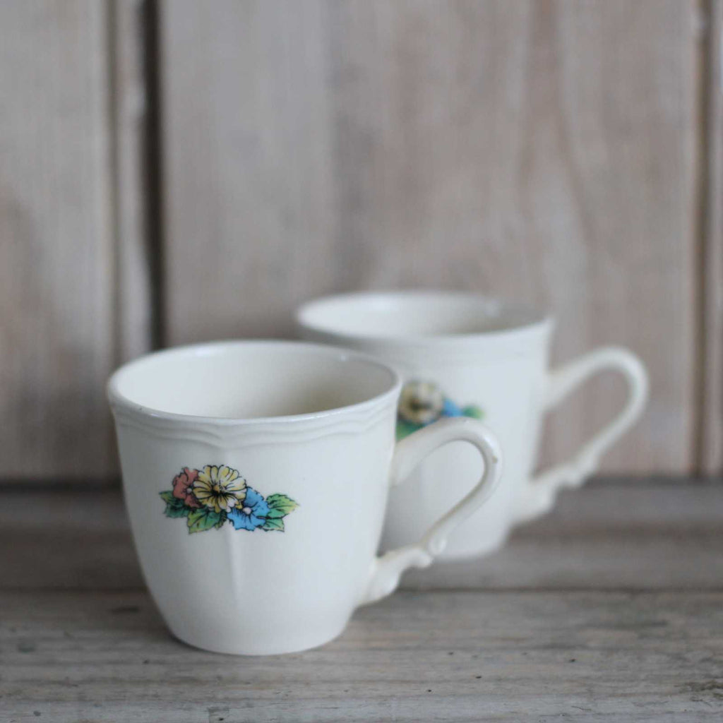 Pair of Vintage French Teacups