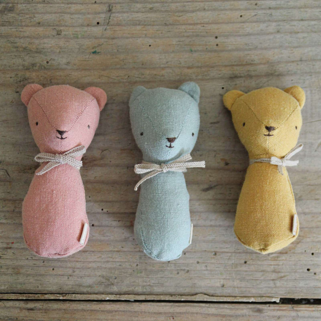 Teddy rattle for baby