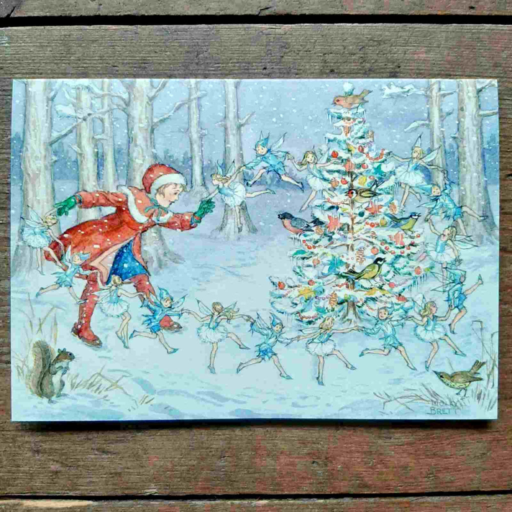 Single Christmas Card - The Snow Fairies