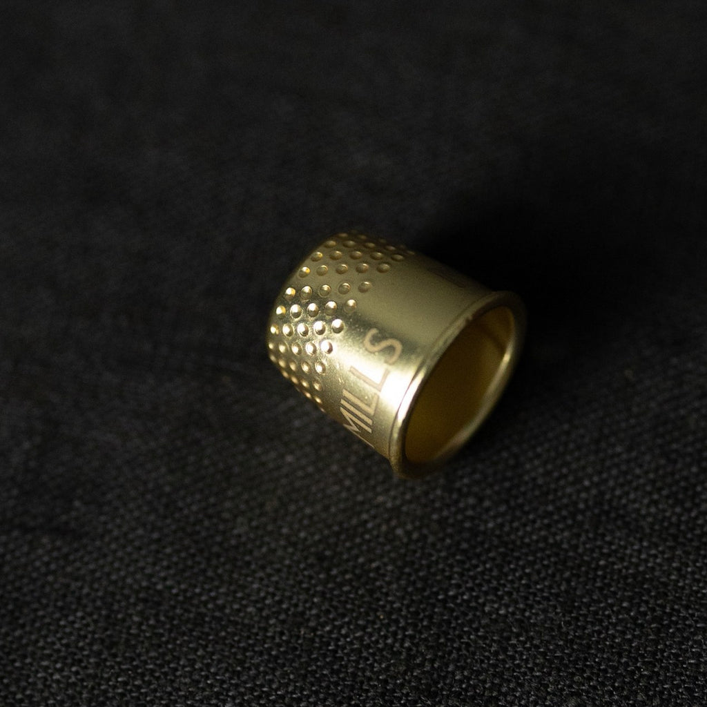 Solid Brass Tailor's thimble by Merchant & Mills
