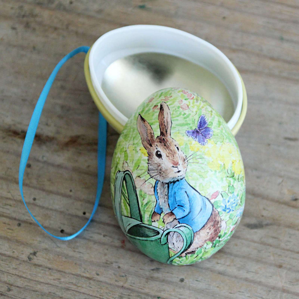 Peter Rabbit Hanging Easter Egg Tin