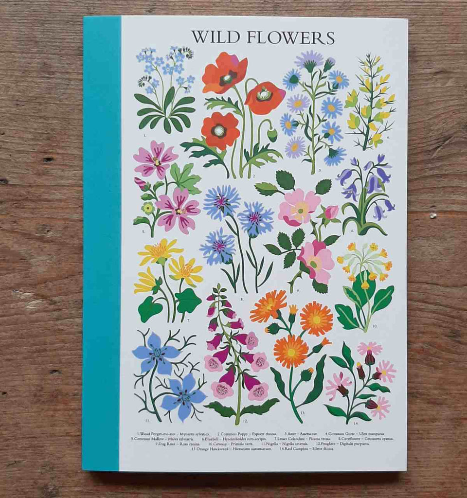 Wild flower notebook