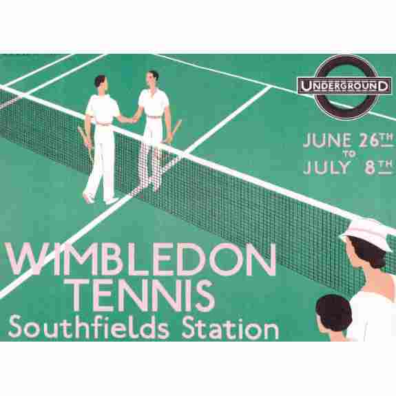 Wimbledon Tennis - Greeting card